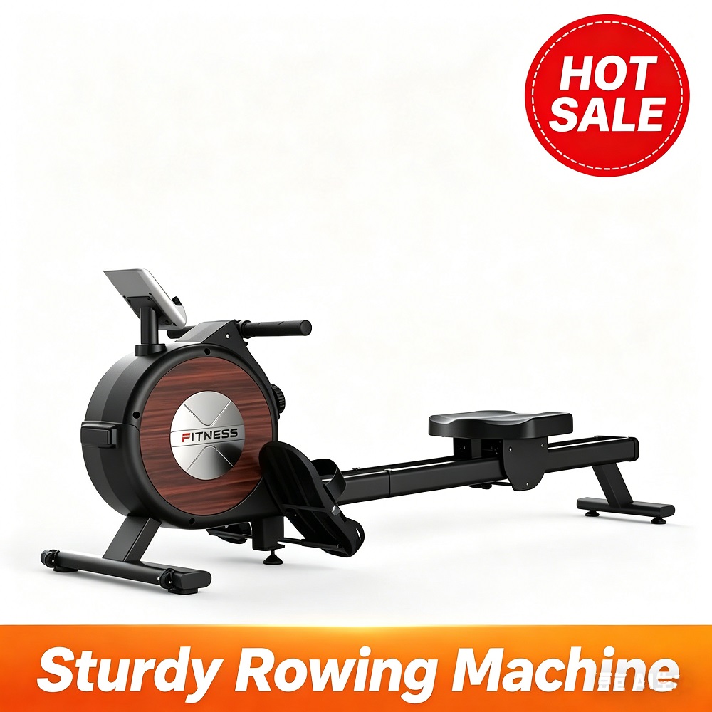 Home Gym Rowing Machine - 特許取得済みのユニークな16段階調整可能な抵抗付きローイングマシン、超静音スチール製ローイングマシン、家庭用ジム向け全身有酸素運動器具
