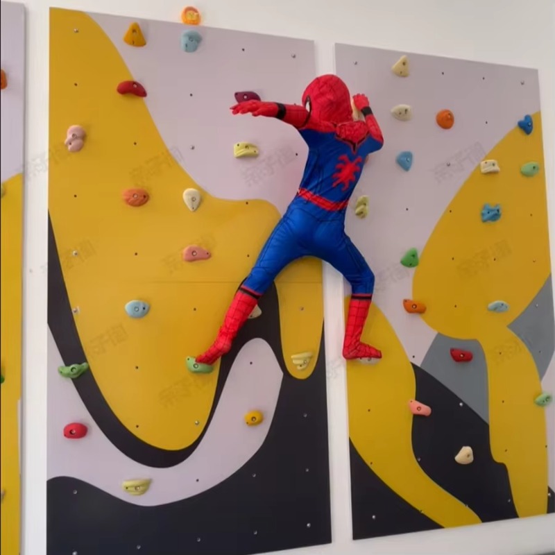 Home Gym Kids - 子供用室内合板製クライミングウォールジム、幼児用ブランコ、はしご、リング付き、家庭用プレイルーム、安全なアクティブプレイ、5～10人用