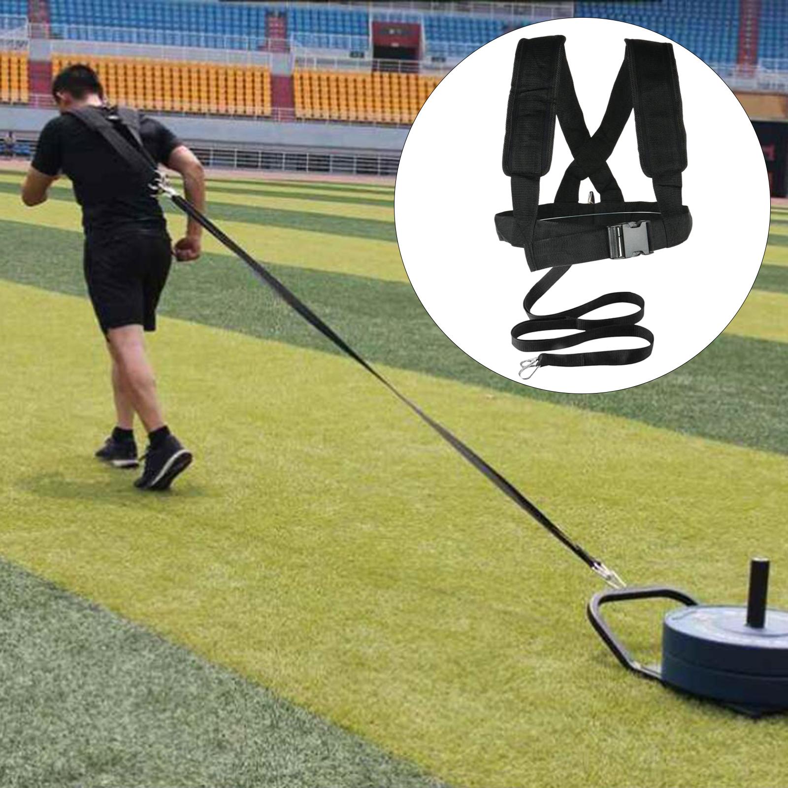 Resistance Band Heavy - スレッドハーネス,サッカートレーニング機器,スピードストラップの調整可能なトレーナー,スキー安全ベルト,抵抗ベスト