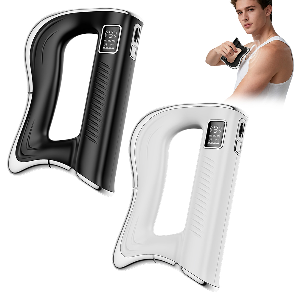 Home Gym Full Setup - 電動筋膜ナイフマッサージャー高周波振動筋膜スクレーパー9段階ギアポータブル全身深部組織筋肉リラックスデバイスジムオフィス家庭用