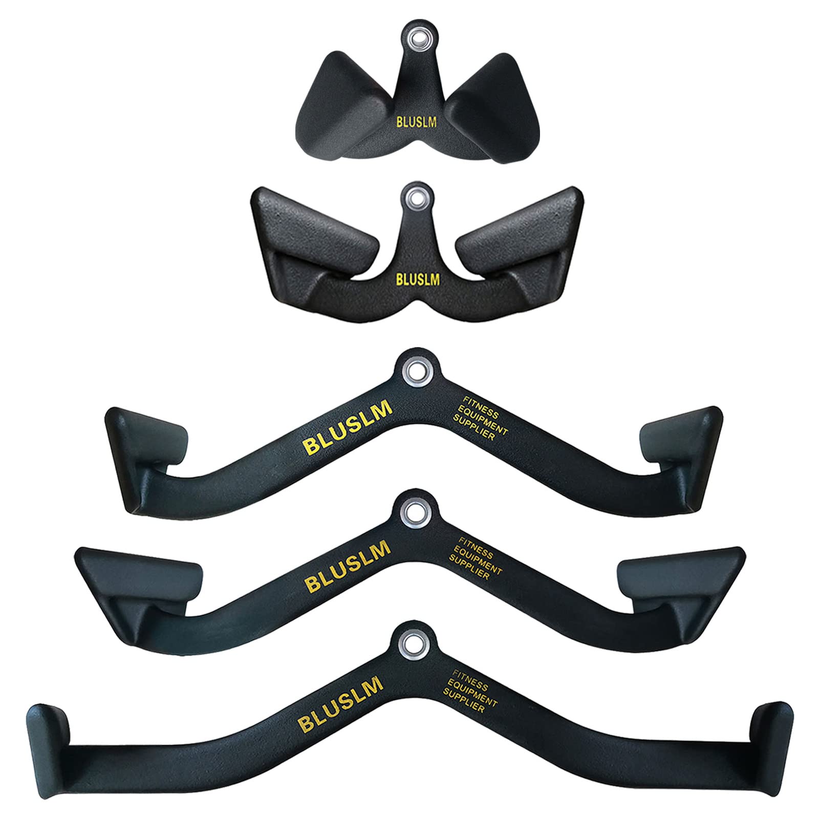Home Gym Rowing Machine - ホームジムフィットネスラットプルダウンハンドルグリップトレーニング用、上腕二頭筋、背中の筋肉トレーニング、Tバー、列ハンドル、ケーブルマシン