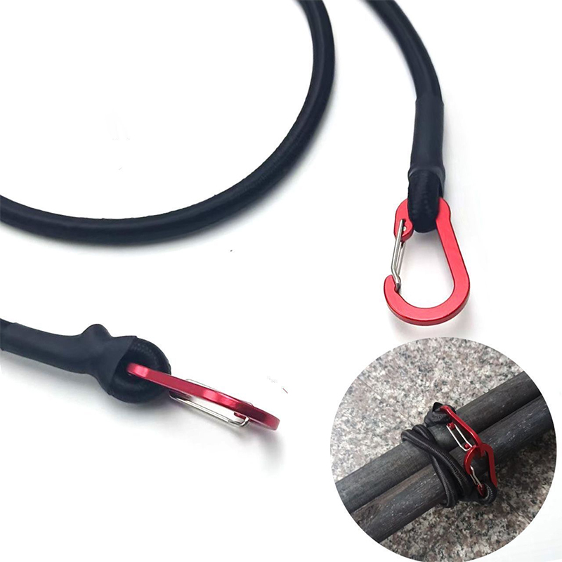 Resistance Band Heavy - ヘビーデューティーバンジーコード弾性タイストラップストリングカラビナフックカヤックサイクリング荷物梱包ロープキャンプアクセサリー