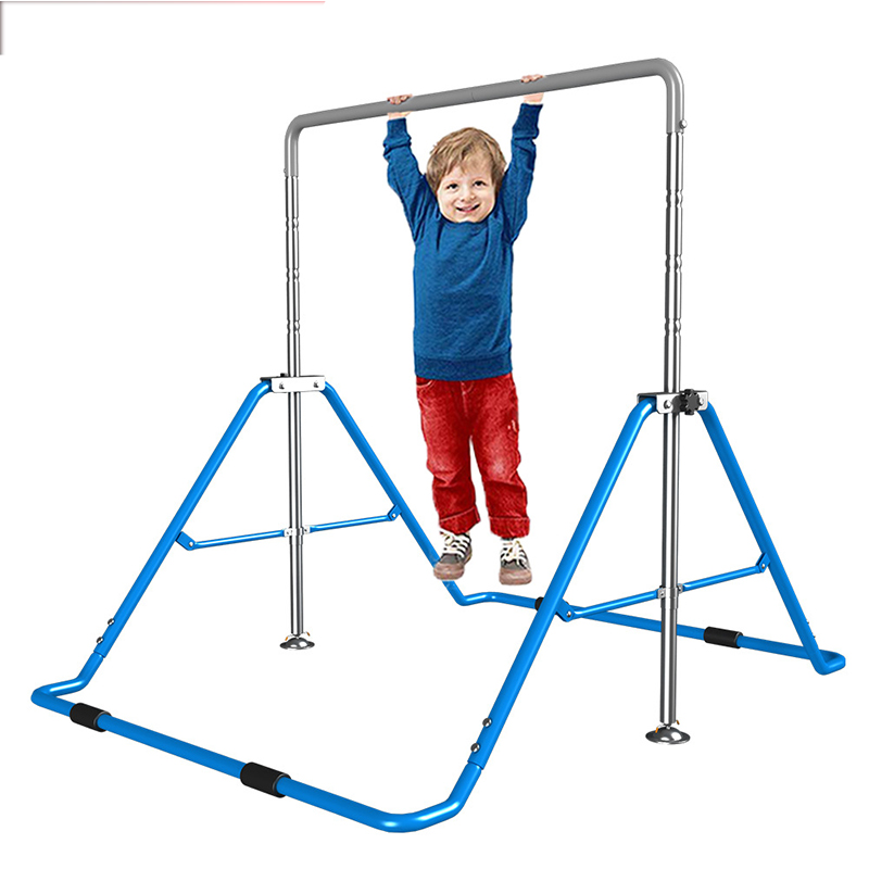 Home Gym Kids - 体操水平バー,折りたたみ式,調節可能,高さ調節可能,ホームトレーニングバー機器,家庭用ジム機器,プルバー