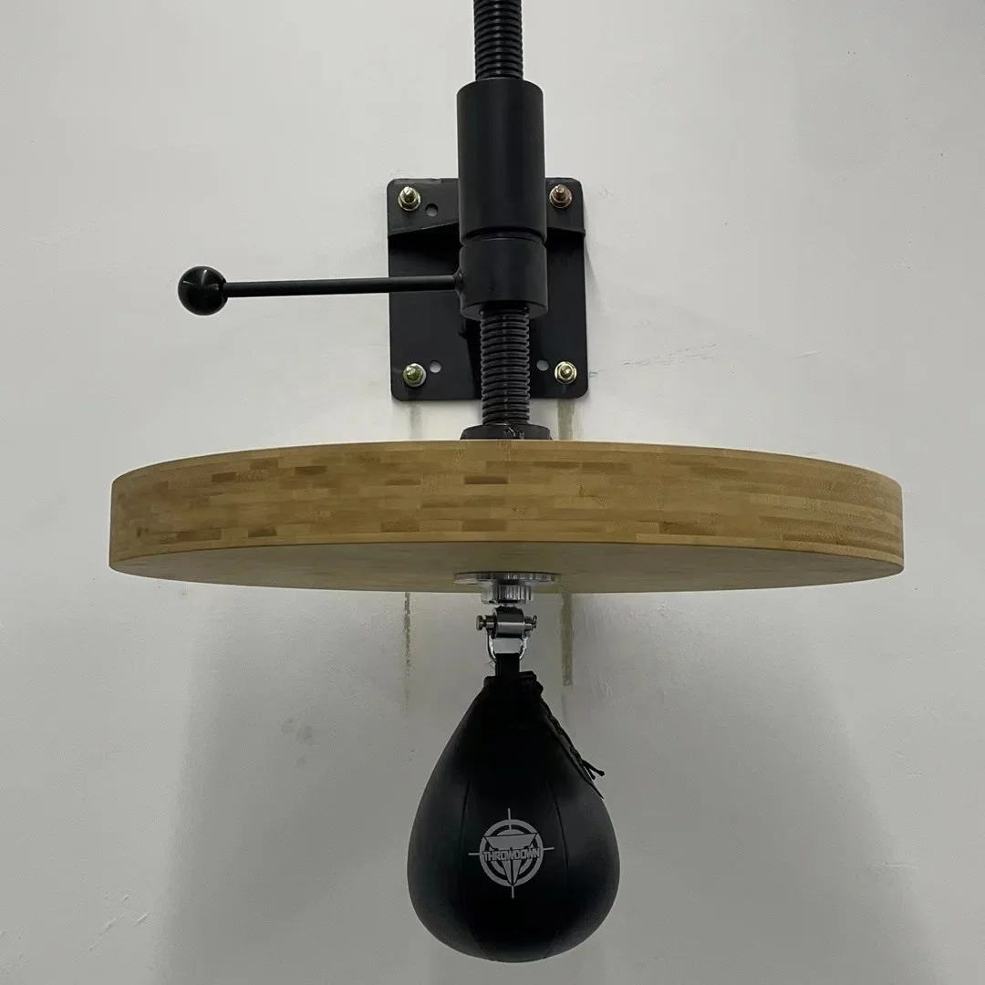 Speed Bag Boxing - 木製竹製MMA商用グレードトレーニング調整可能ボクシングスピードバッグプラットフォーム