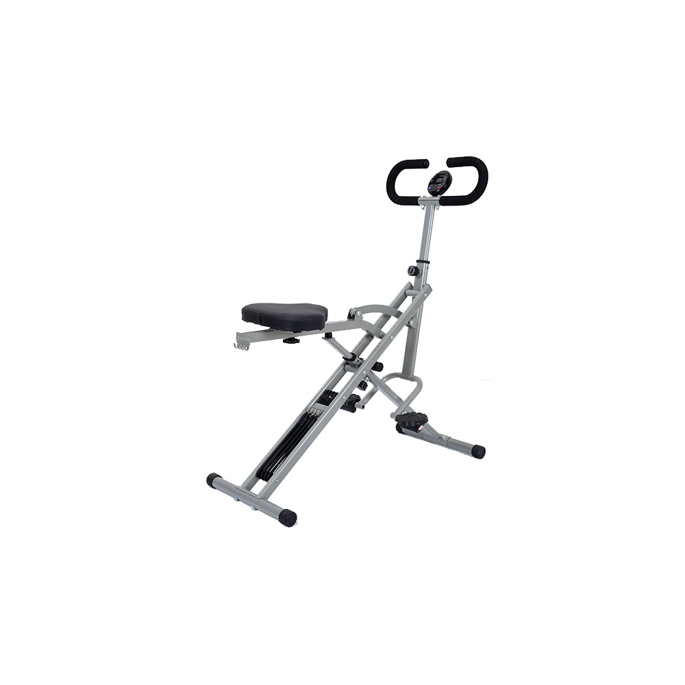 Home Gym Full Setup - 簡単設置ホームジムシステム折りたたみ式スクワットローインググルートマシン、体幹と脚の有酸素運動、全身ワークアウトに最適、販売促進中