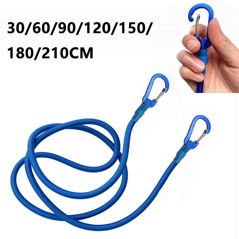 Resistance Band Heavy - 8 ミリメートルヘビーデューティ弾性ロープ 7 種類の弾性ストラップハイキングフック荷物梱包ロープキャンプアクセサリー