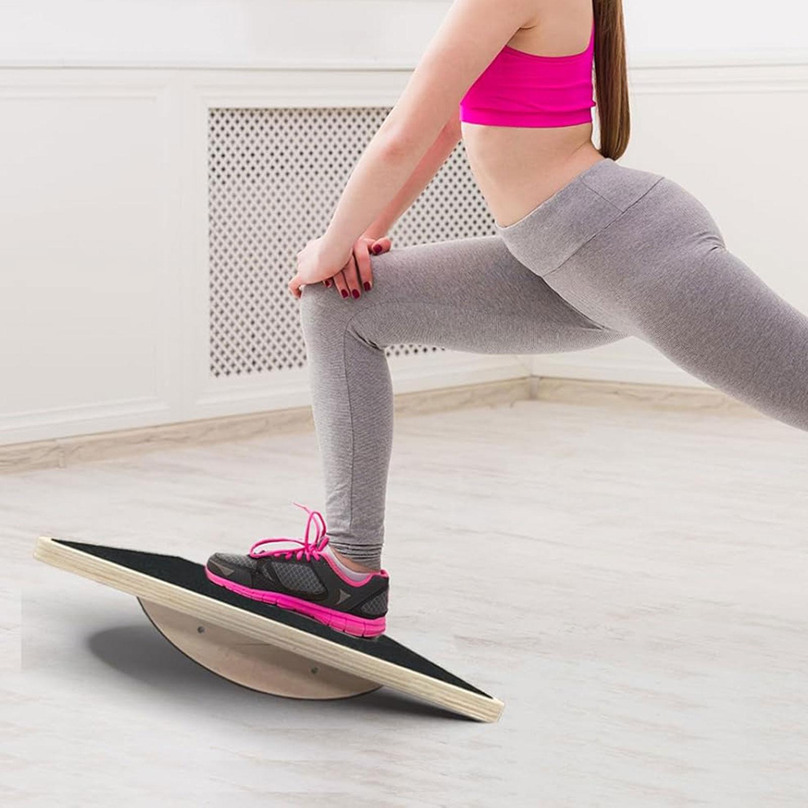 Home Gym Body Solid - 無垢材バランスボード ホームジム バランスプランク コア安定性強化のためのバランスエクササイズツール