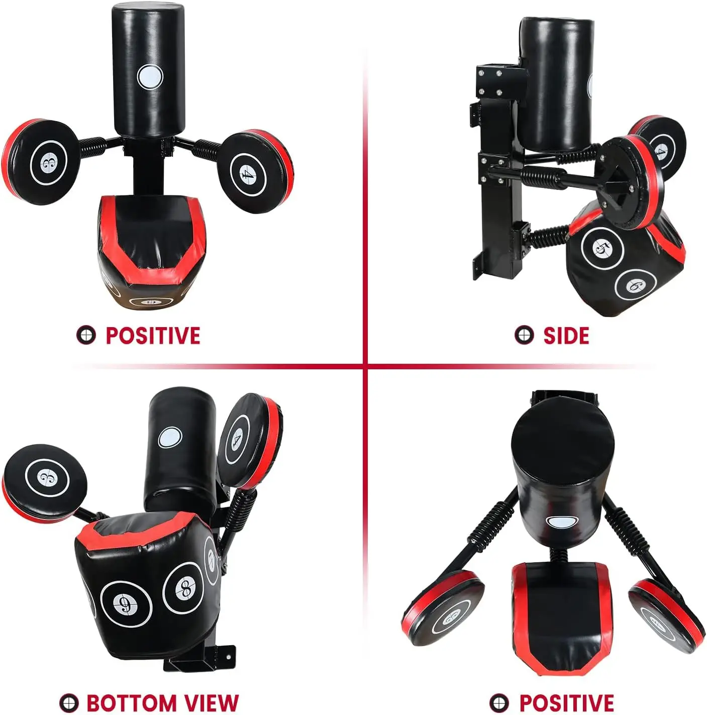 Speed Bag Boxing - マルチポイントスパーリングスピードボクシングターゲットウォールヘビーデューティーパンチングバッグ、人間型バトルターゲット