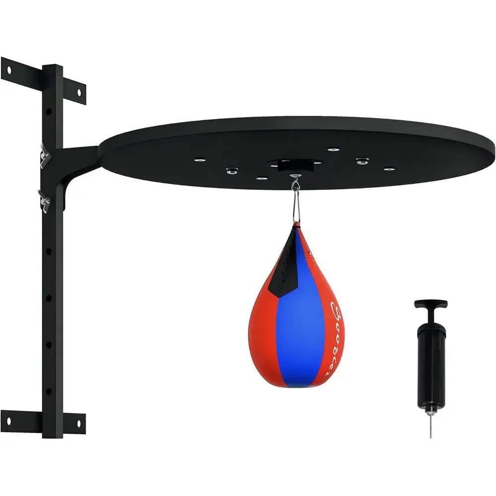 Speed Bag Boxing - 360度回転式壁掛けスピードバッグプラットフォーム、ボクシングトレーニング用に調整可能