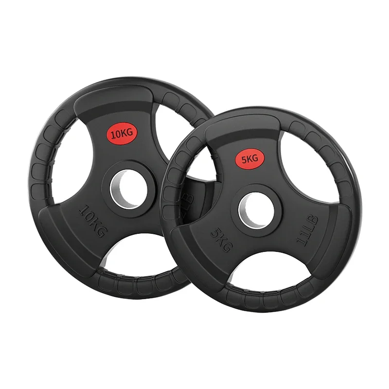 Home Gym Custom - 卸売カスタムロゴ無料標準黒鋳鉄2.5kg-25kgジム機器ダンベルウェイトプレートバーベルホームジム必需品