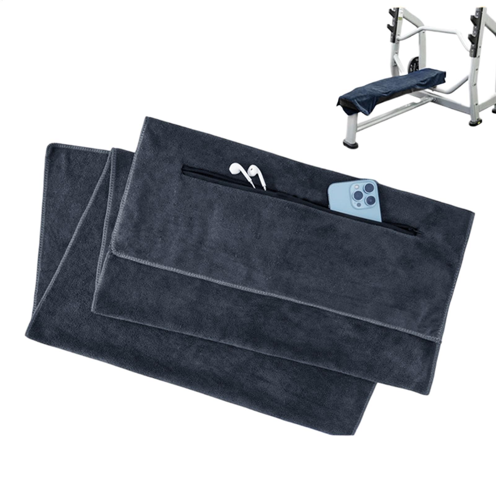 Home Gym Floor - 高性能ジムタオル マイクロファイバー 超吸水速乾 ヨガ、テニス、フィットネストレーニング、マット＆ベンチカバー用