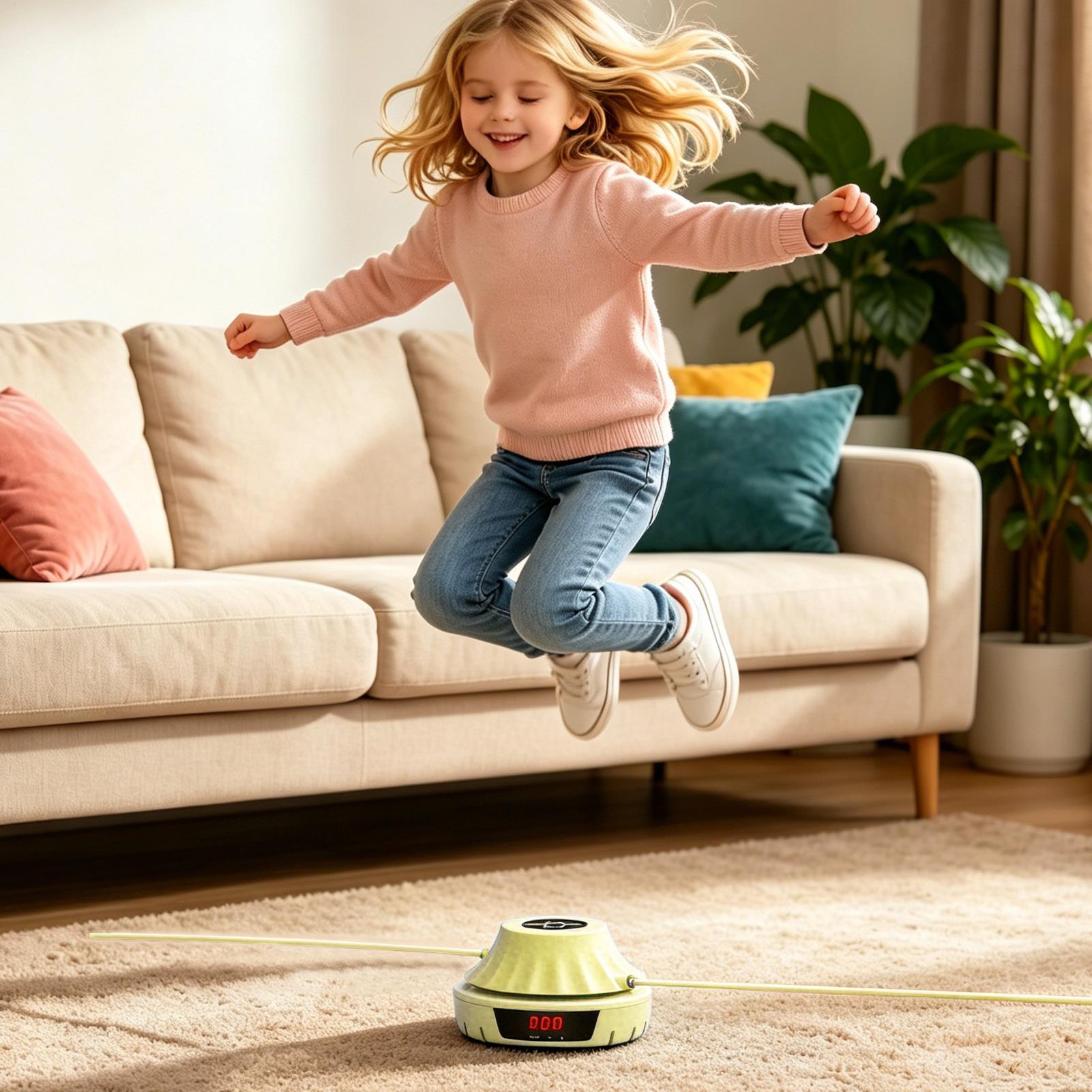 自動ジャンプトレーナー LCDカウンター付き 自動ポータブル - Home Gym Kids のレビューと価格