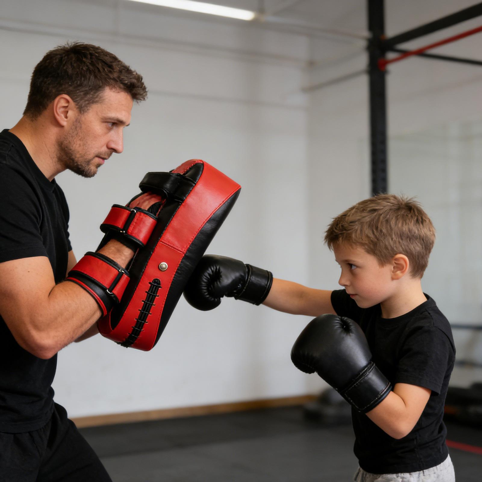 PUレザーボクシングパッド カーブキックトレーニング器具 キ - Home Gym Kids のレビューと価格
