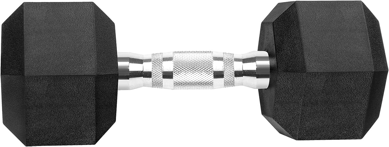 六角ダンベル ラバーコーティング鋳鉄製ウェイトリフティングフ - Home Gym Full Setup のレビューと価格
