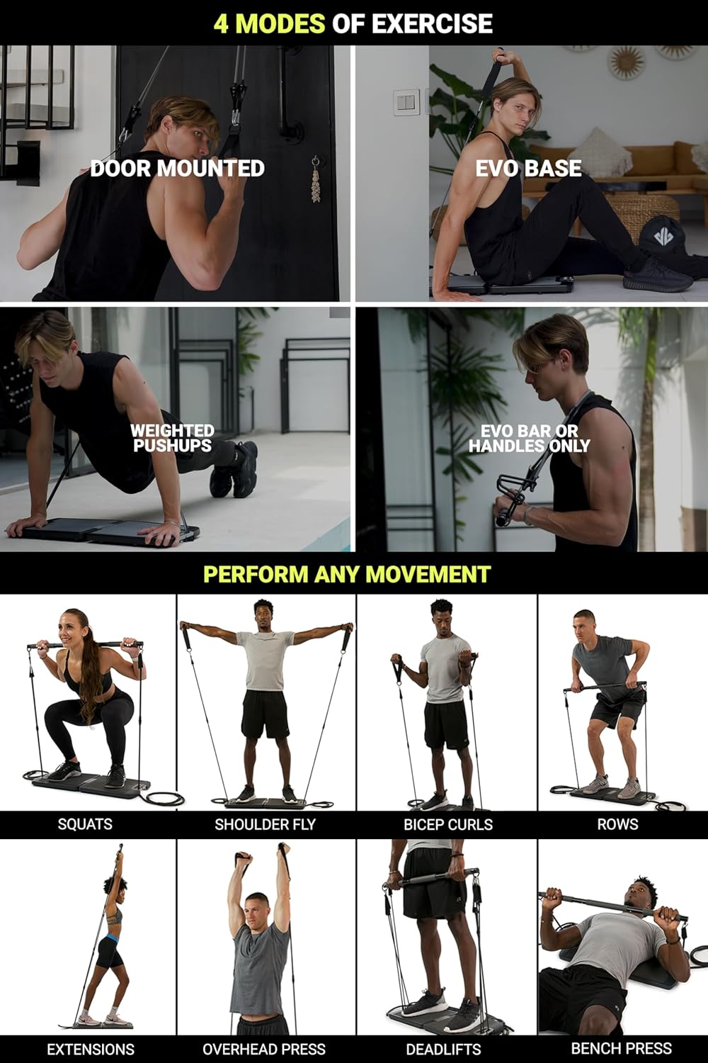 オールインワンポータブルホームジム：10～320ポンドの抵抗 - Home Gym Portable のレビューと価格