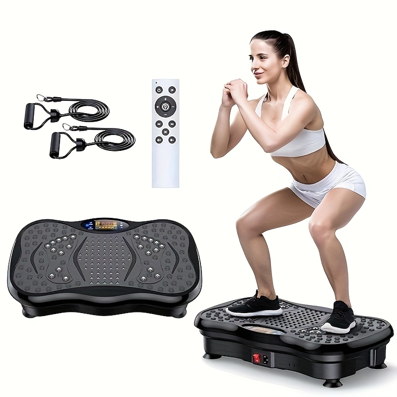 レジスタンスバンド付きエクササイズマシン コンパクト振動プラ - Home Gym Full Setup のレビューと価格