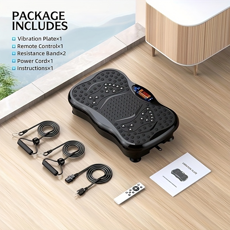 レジスタンスバンド付きエクササイズマシン コンパクト振動プラ - Home Gym Full Setup のレビューと価格
