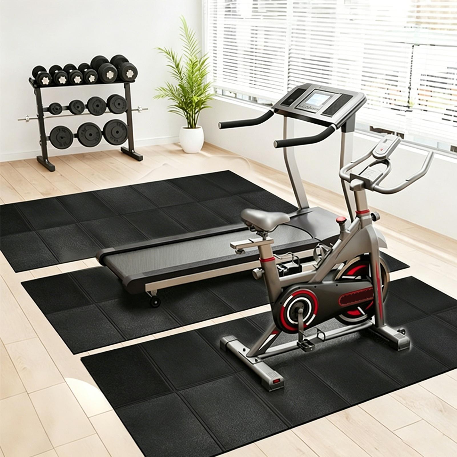 トレッドミルマット振動吸収ヘビーデューティトレッドミルフロア - Home Gym Floor のレビューと価格