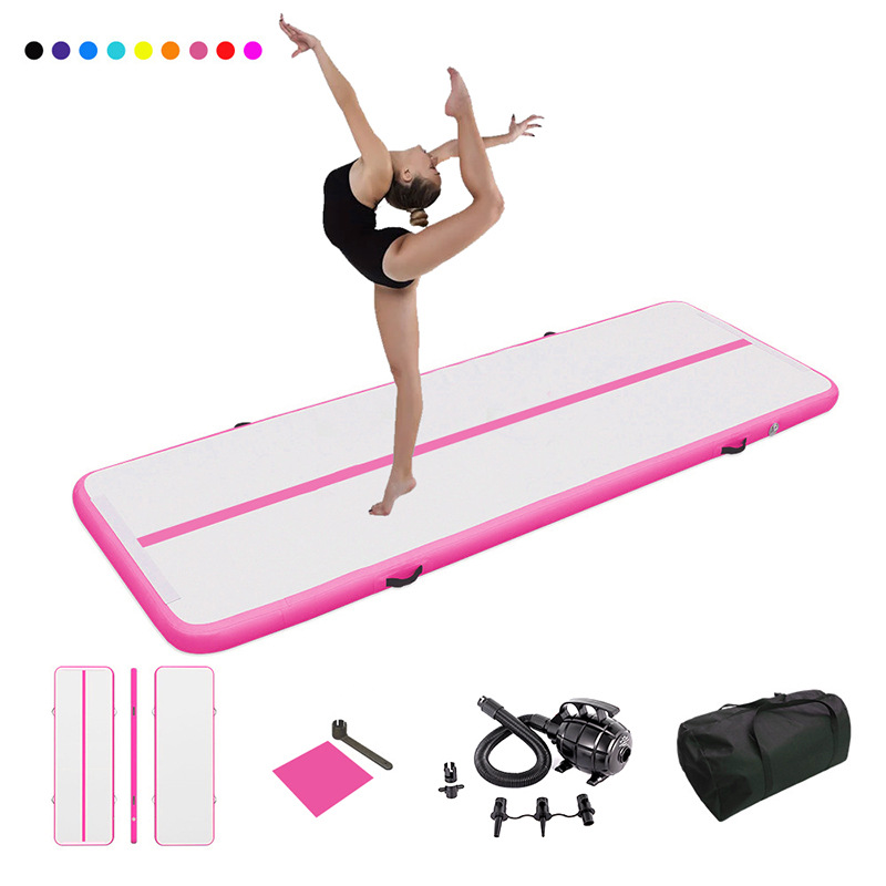 インフレータブルエアトラック体操タンブリングマットカスタムカ - Home Gym Custom のレビューと価格
