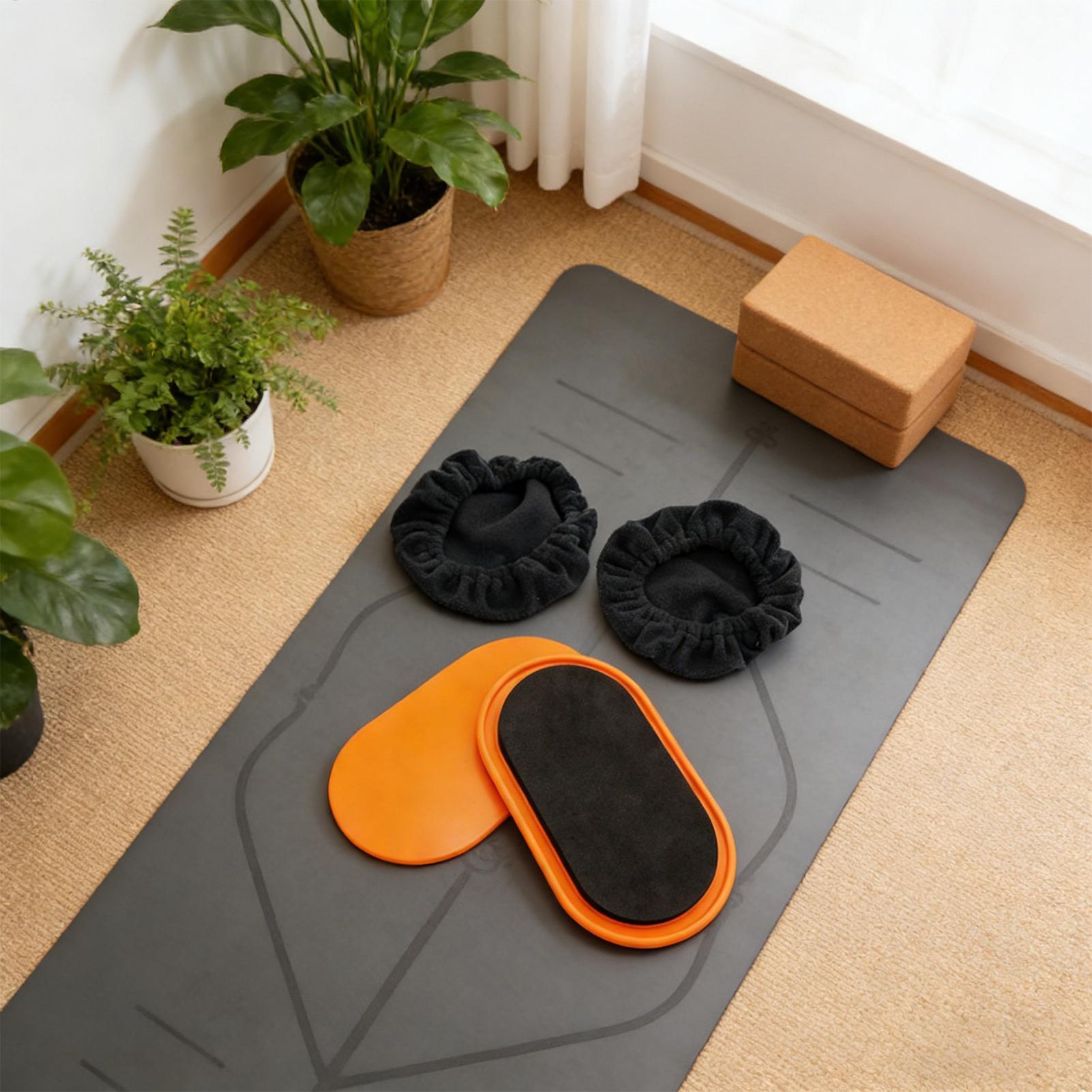 ワークアウトスライダーディスク楕円形フィットネススライディン - Home Gym Floor のレビューと価格