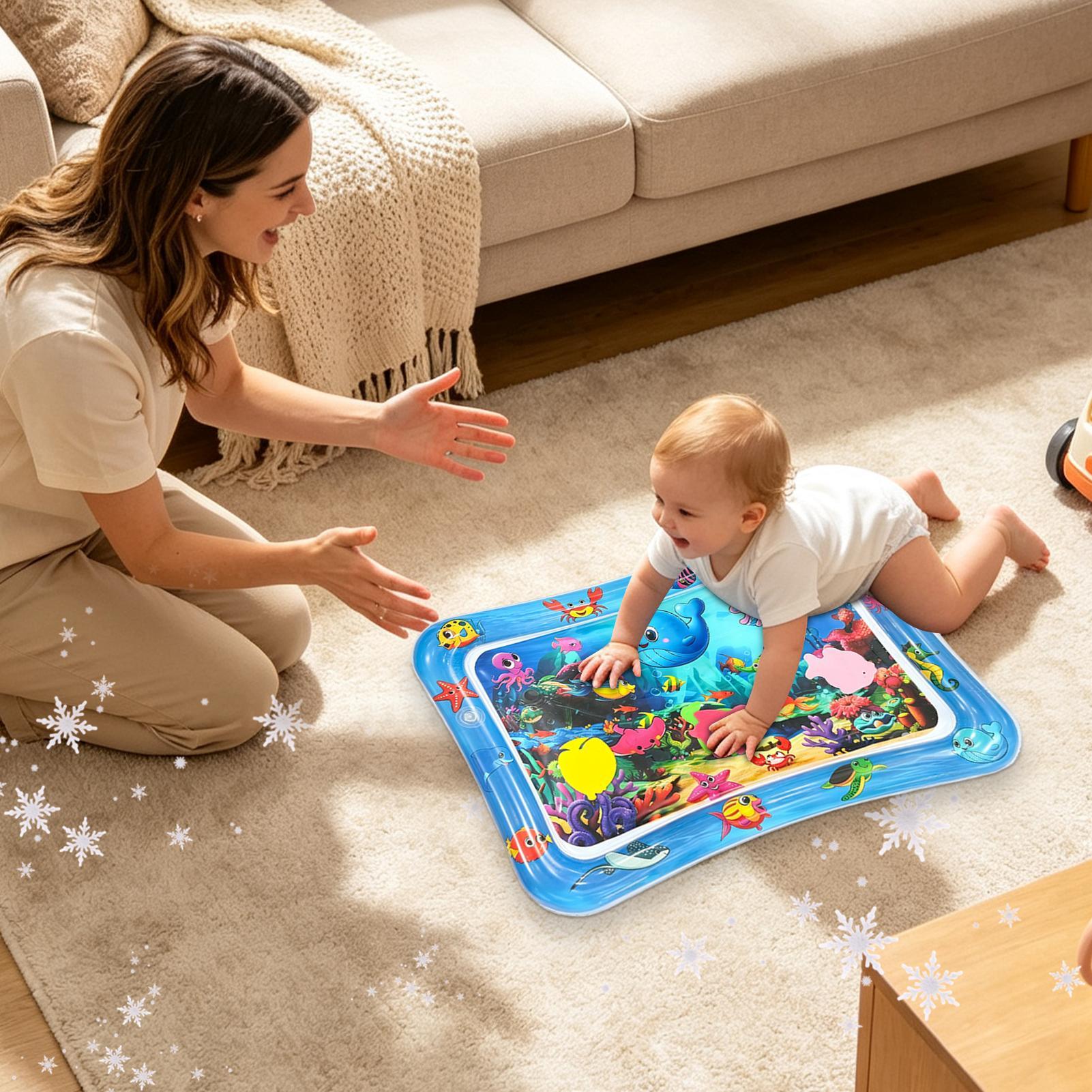 子供用水遊びマット、膨らませるタイプの感覚刺激を与える漫画風 - Home Gym Floor のレビューと価格