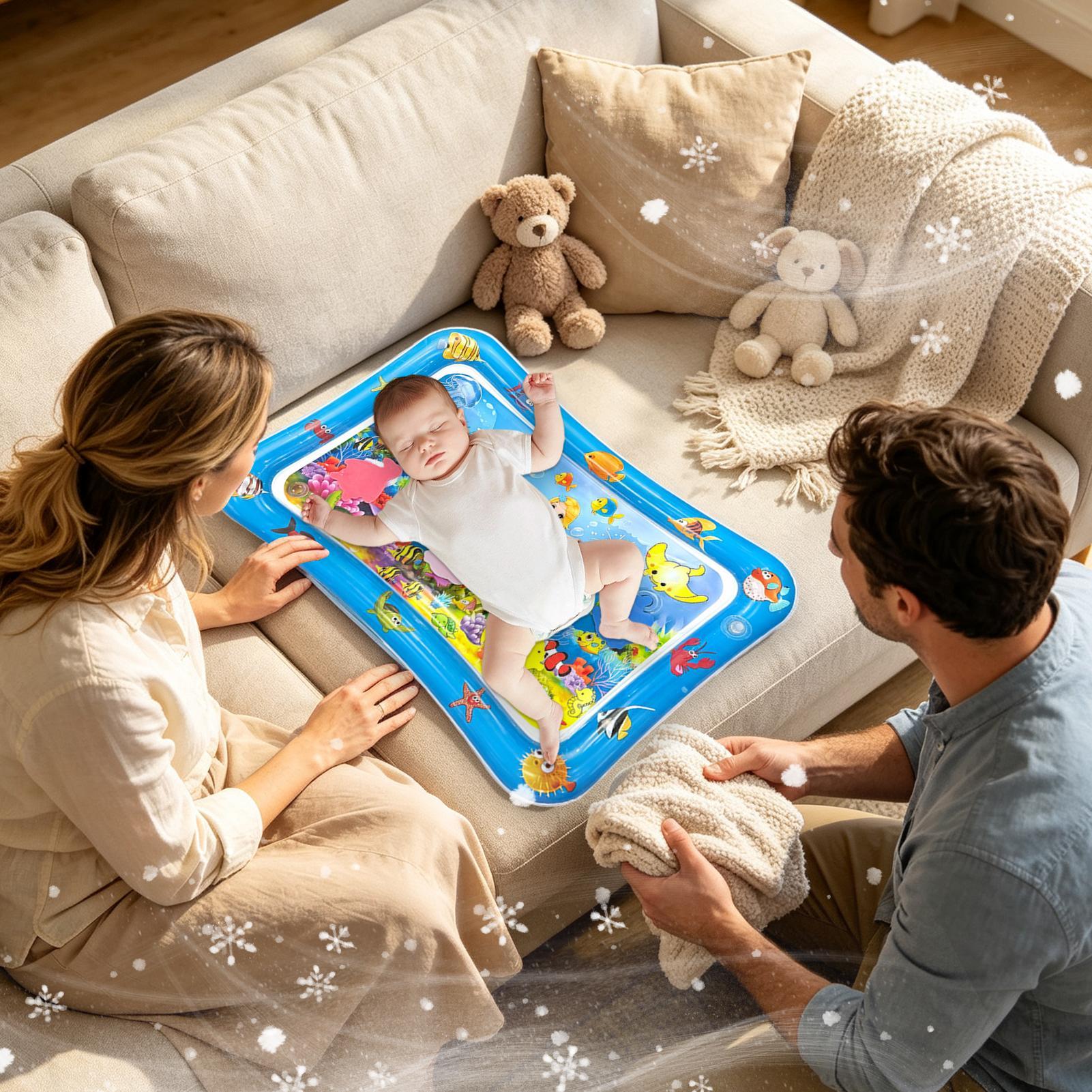 子供用水遊びマット、膨らませるタイプの感覚刺激を与える漫画風 - Home Gym Floor のレビューと価格