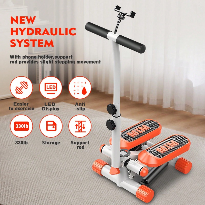 抵抗バンド付きミニステッパー – 高さ調節可能 350LB  - Home Gym Portable のレビューと価格