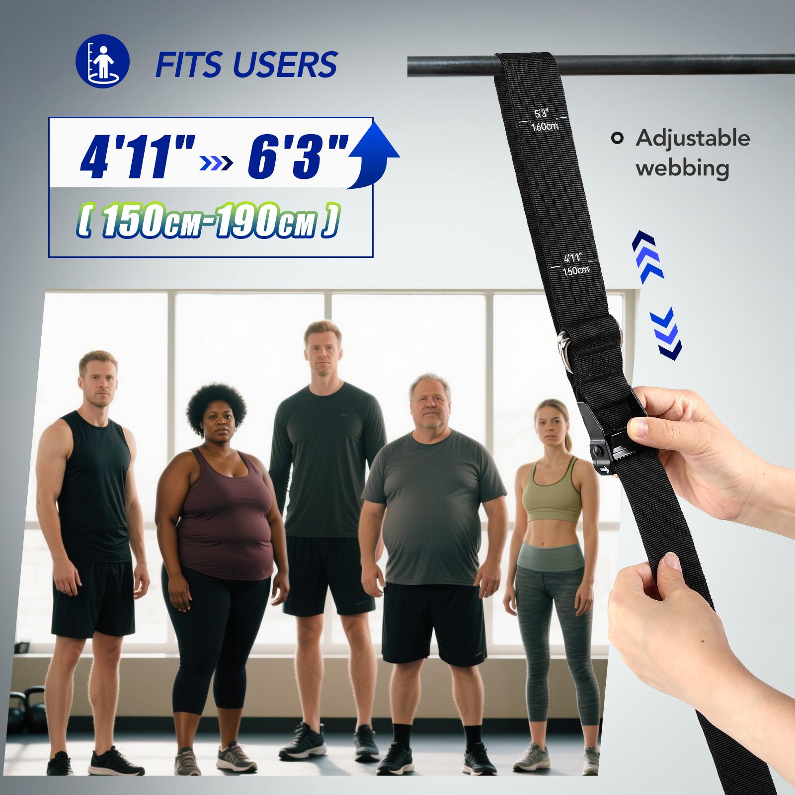 ヘビーデューティー懸垂補助バンドセット 4x80ポンド 調節 - Home Gym Setup のレビューと価格