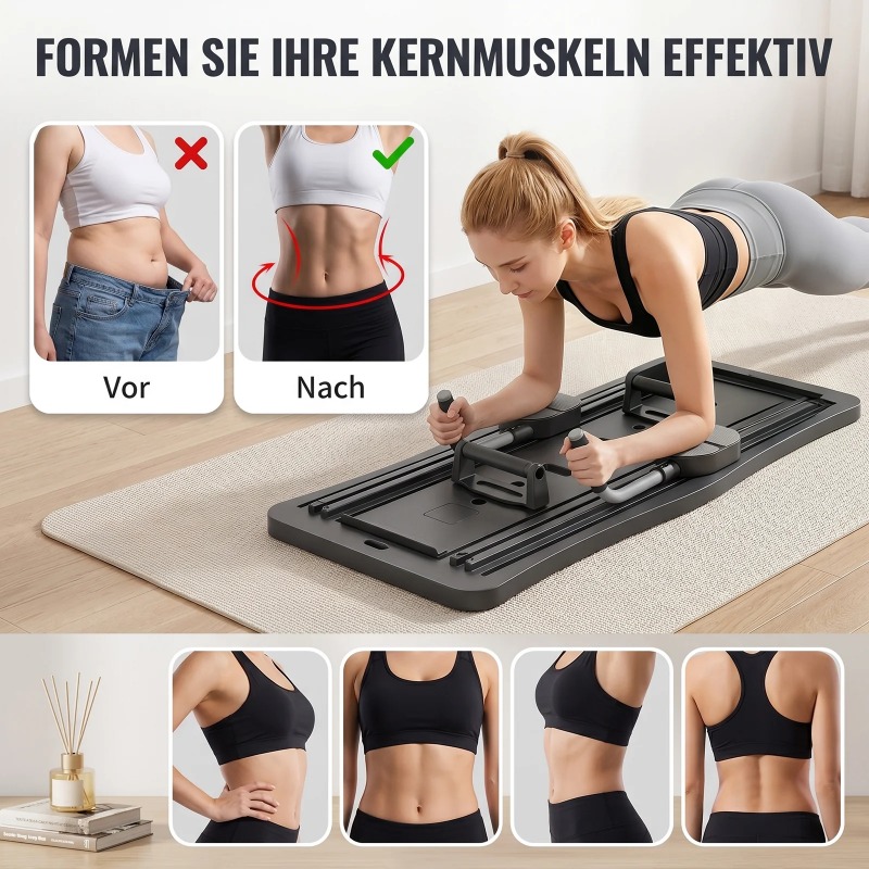 多機能腹筋トレーニングボード、折りたたみ式コアトレーナー、抵 - Home Gym Full Setup のレビューと価格