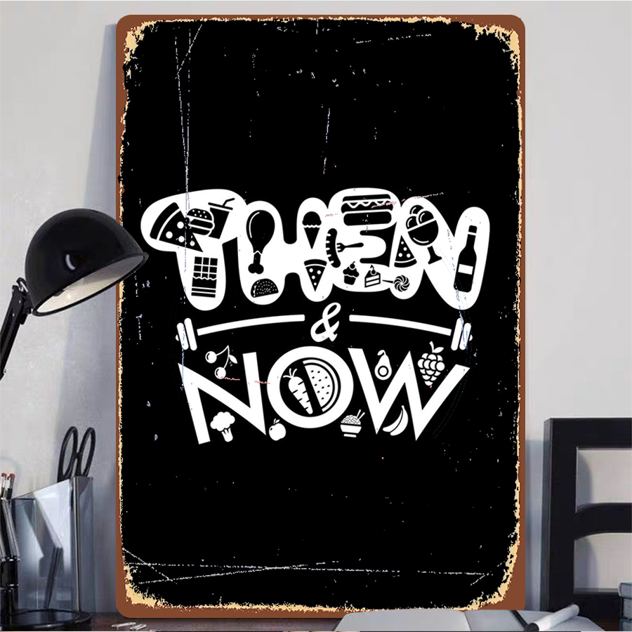 Then & Now フィットネス フード アート メタルサ - Home Gym Icon のレビューと価格
