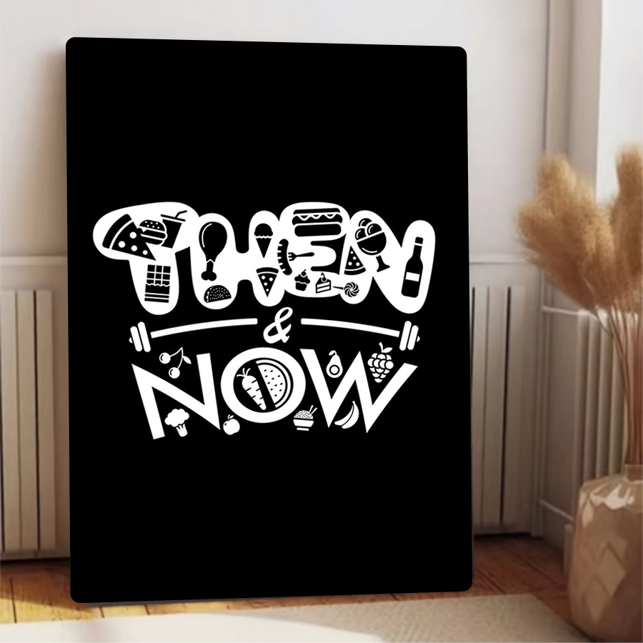 Then & Now フィットネス フード アート メタルサ - Home Gym Icon のレビューと価格