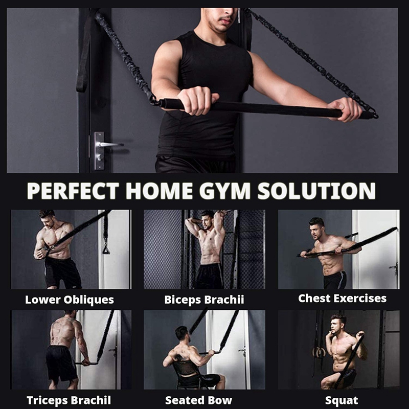予算に優しい取り外し可能なレジスタンスバンドバー 42インチ - Home Gym Budget のレビューと価格