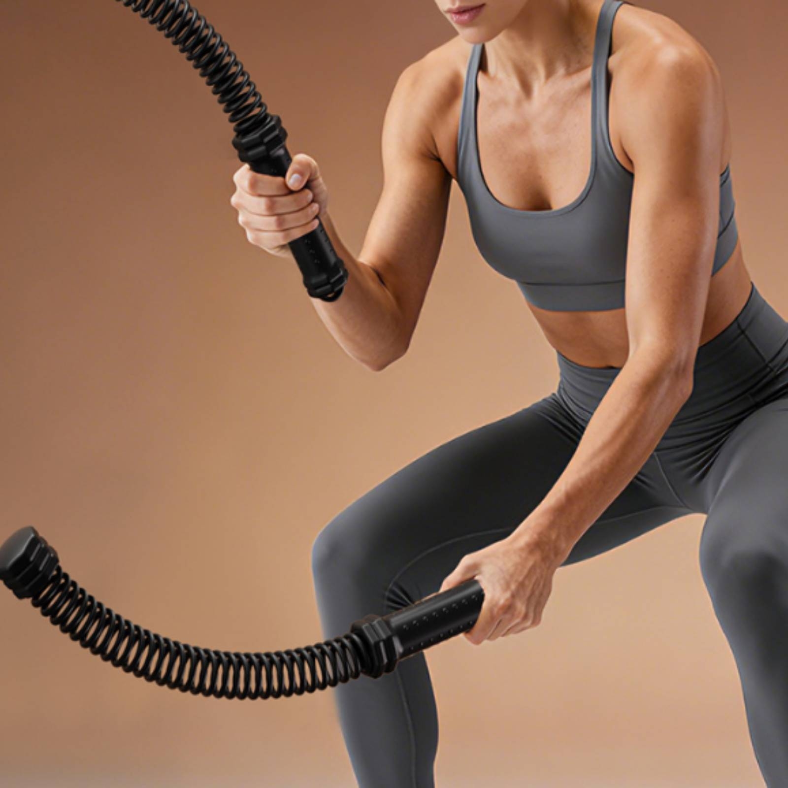 スプリングエクササイズロープ、リストストラップ付き弾性エクサ - Resistance Band Heavy のレビューと価格