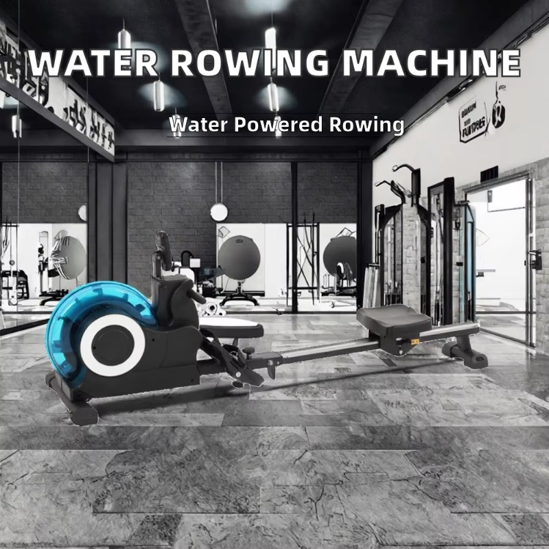 耐水性、音声遮断機能付き、折りたたみ式、LEDスチール製シン - Home Gym Rowing Machine のレビューと価格