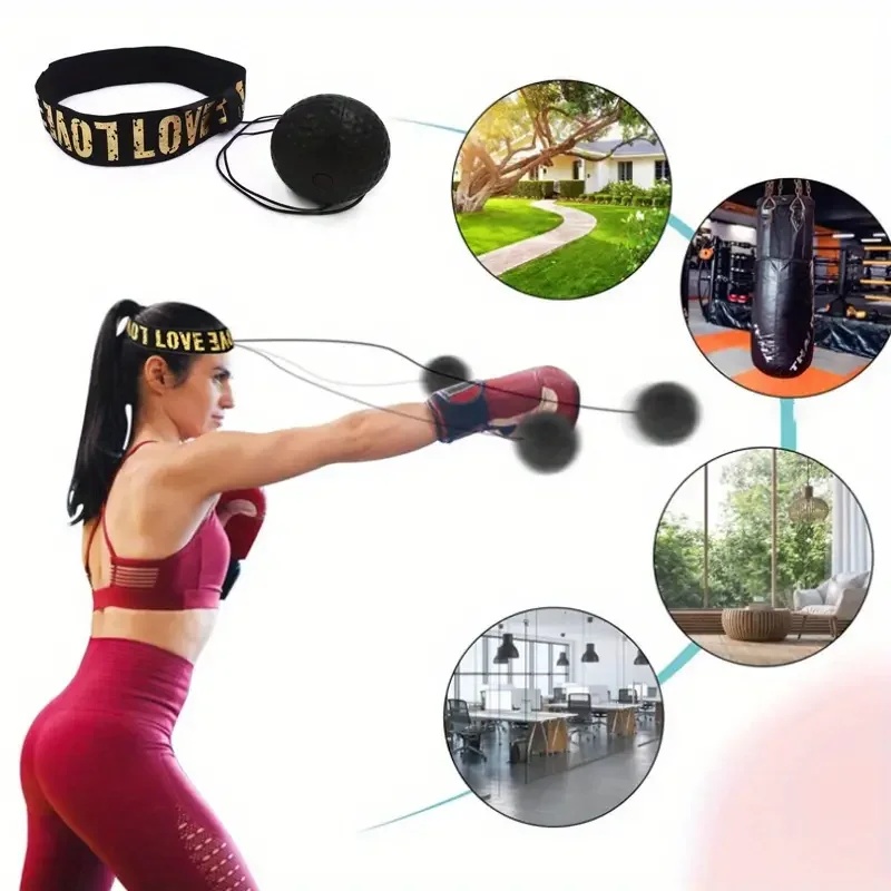 1/3 個ボクシングスピードボールヘッドマウント Pu パン - Speed Bag Boxing のレビューと価格