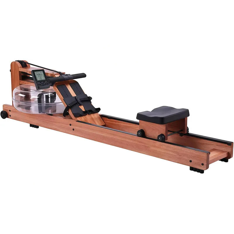 調整可能な木製ウォーターローイングマシン、輸入無垢材ホームジ - Home Gym Rowing Machine のレビューと価格