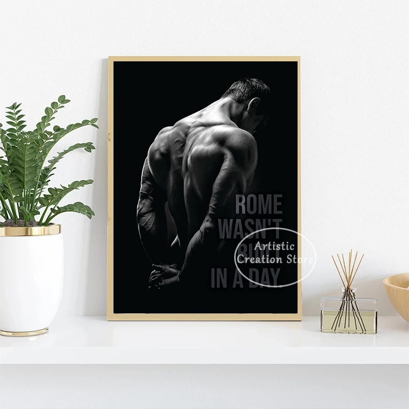 コケージムインスピレーションあふれる引用ポスター、ネクタイゴ - Home Gym Icon のレビューと価格