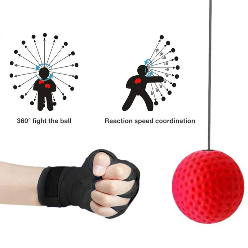 1個のボクシングリアクションボール、ボクシングスピードボール - Speed Bag Boxing のレビューと価格
