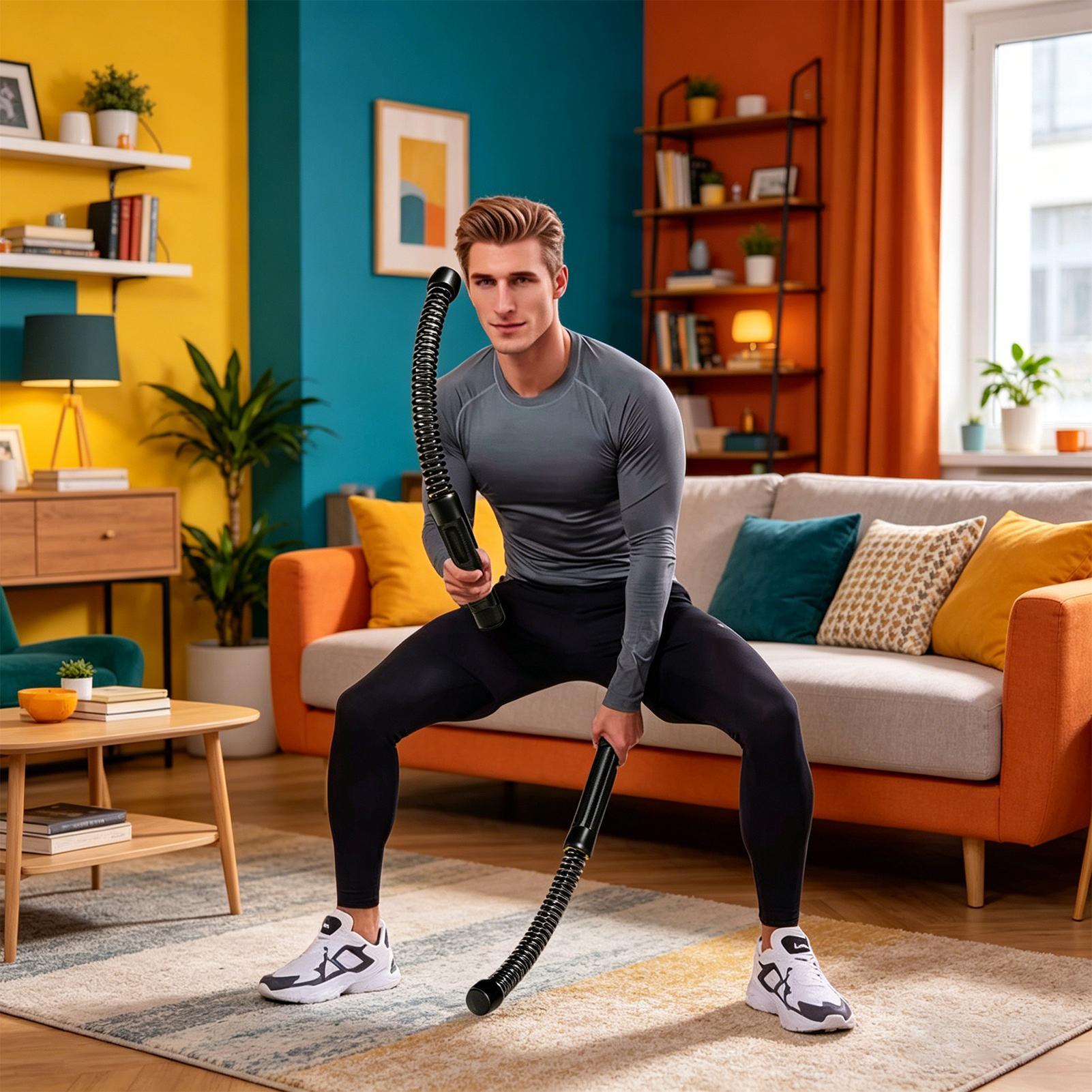 バトルロープ ホームジム筋力トレーニング用 ポータブル全身フ - Home Gym Portable のレビューと価格