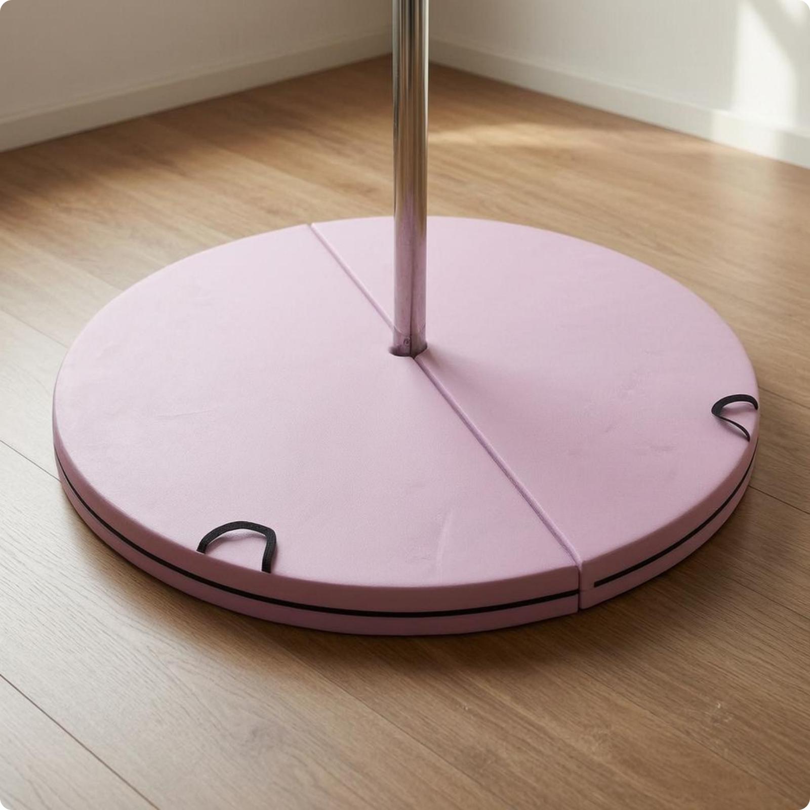 多節折りたたみ式エクササイズパッド、クッション付きポールダン - Home Gym Floor のレビューと価格