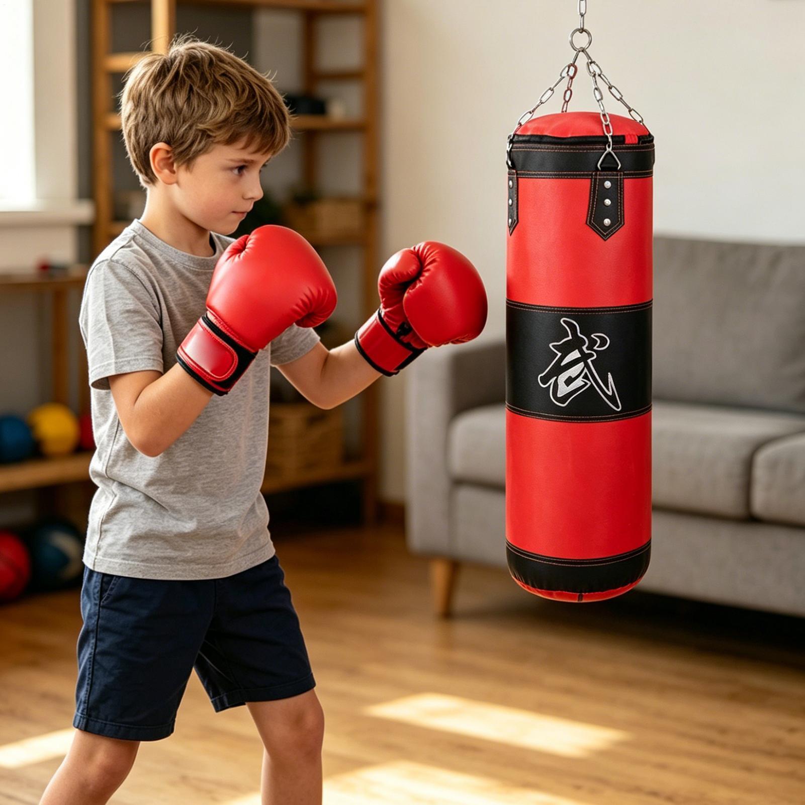大人用パンチングバッグ 80 センチメートル高耐久吊り下げ可 - Home Gym Kids のレビューと価格