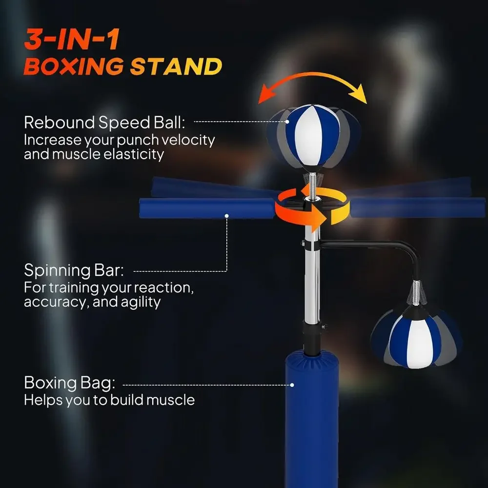 高さ調節可能なボクシングバッグスタンド（スピードバッグとリア - Speed Bag Boxing のレビューと価格