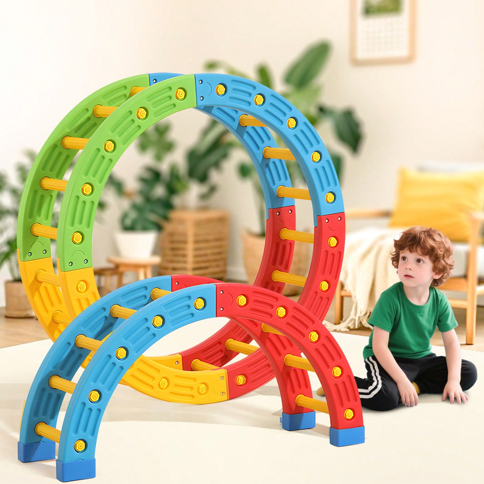GCCSJ 2-in-1 折りたたみ式幼児用クライミングトイ - Home Gym Kids のレビューと価格