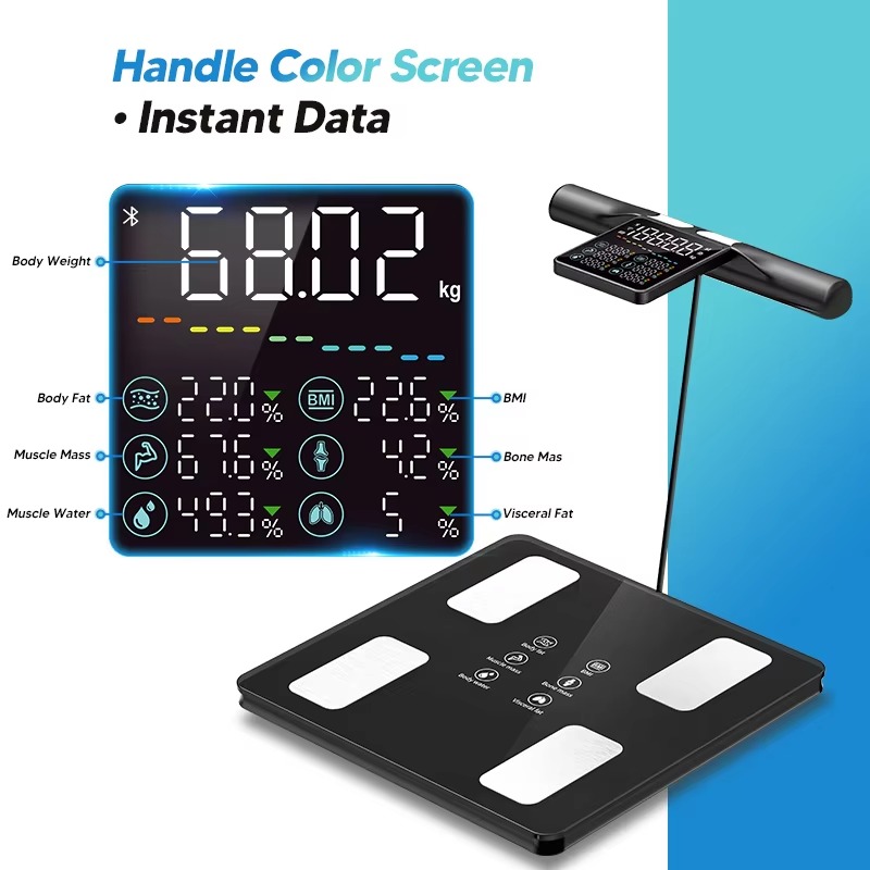 新型8電極インテリジェント体脂肪計、50種類の身体指標を測定 - Home Gym Body Solid のレビューと価格
