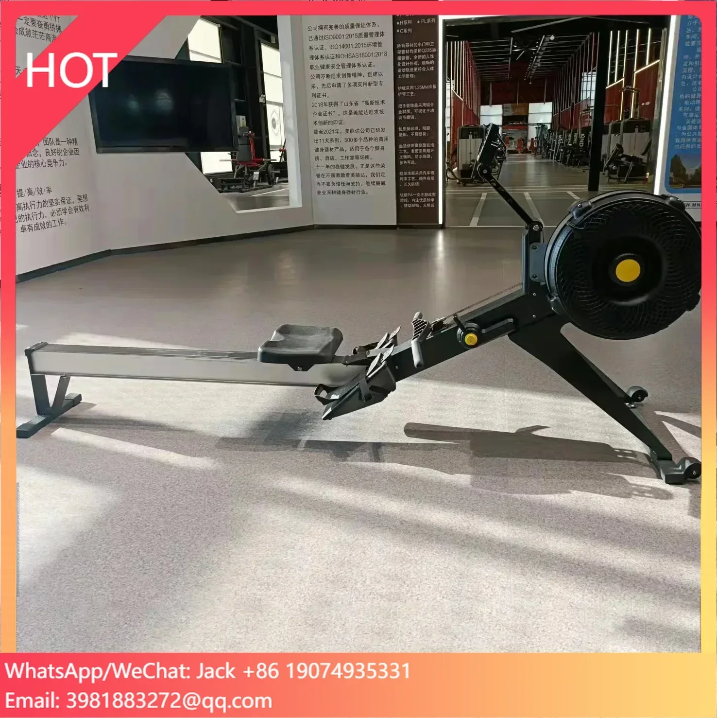 新しい家庭用商業ジムフィットネス機器高強度フィットネス機器ク - Home Gym Rowing Machine のレビューと価格