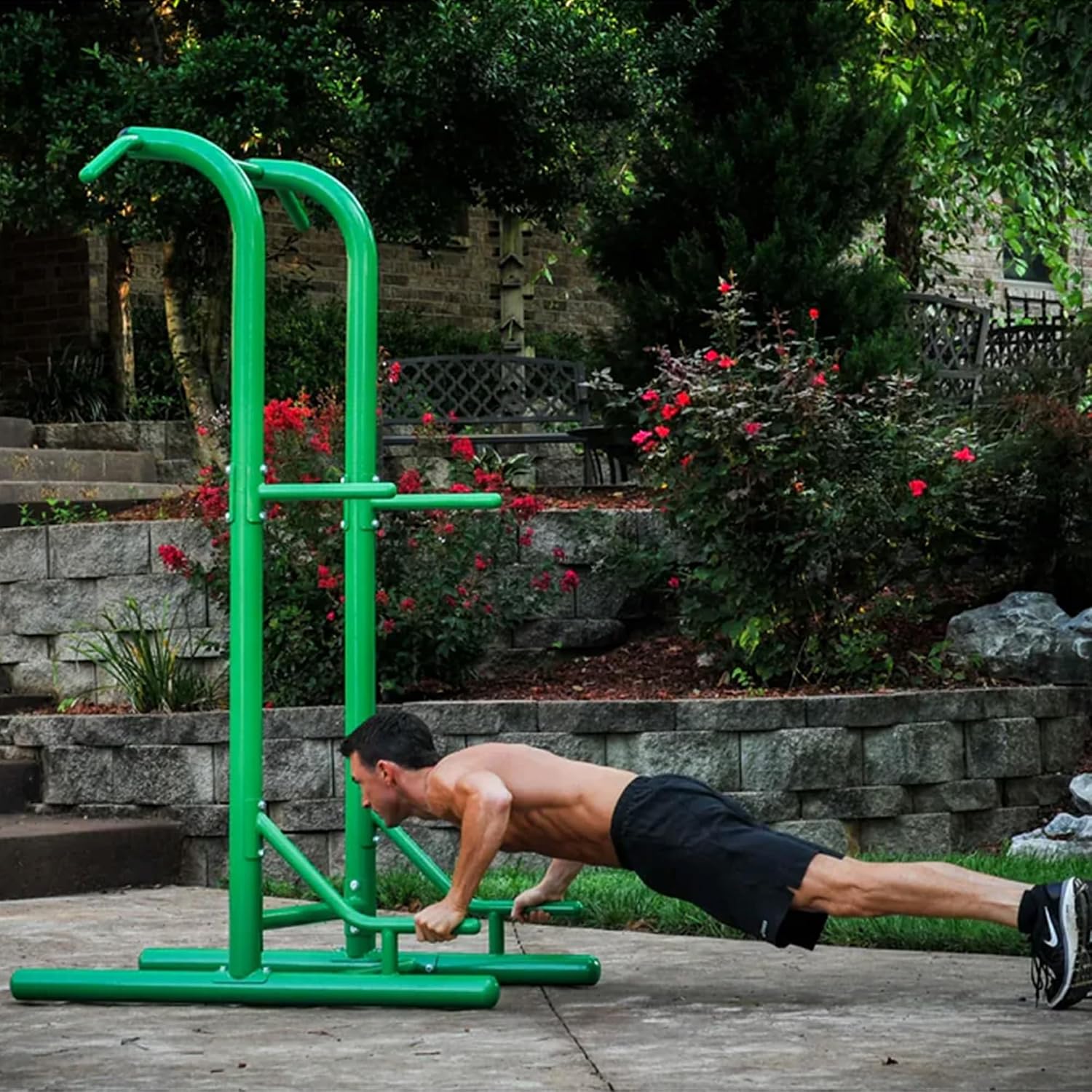 自立式懸垂バー タワー、屋外用パワーステーション ディップス - Home Gym Portable のレビューと価格