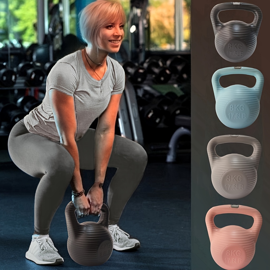 6/8KG水入り固形化ケトルベル、漏れ防止スナップ蓋付きポー - Home Gym Full Setup のレビューと価格
