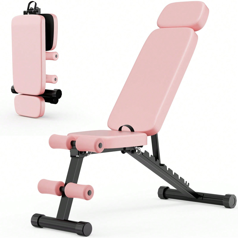 9段階調整可能なウェイトベンチ 折りたたみ式 ホームジム 全 - Home Gym Exercise のレビューと価格